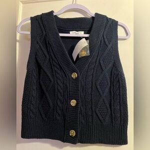 Hooked Up cable knit vest